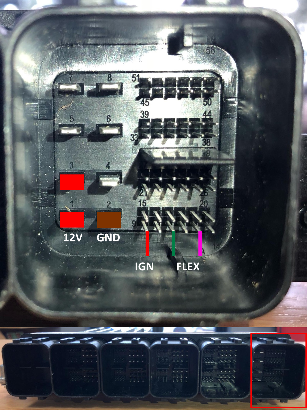 CAN Hi and Low is only for comms with drivetrain, Flex is used for MG1CS002