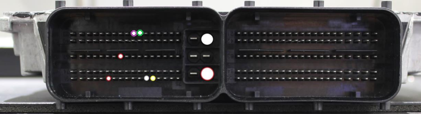 Purple and Green Flex wires are only used on Simos 18.4